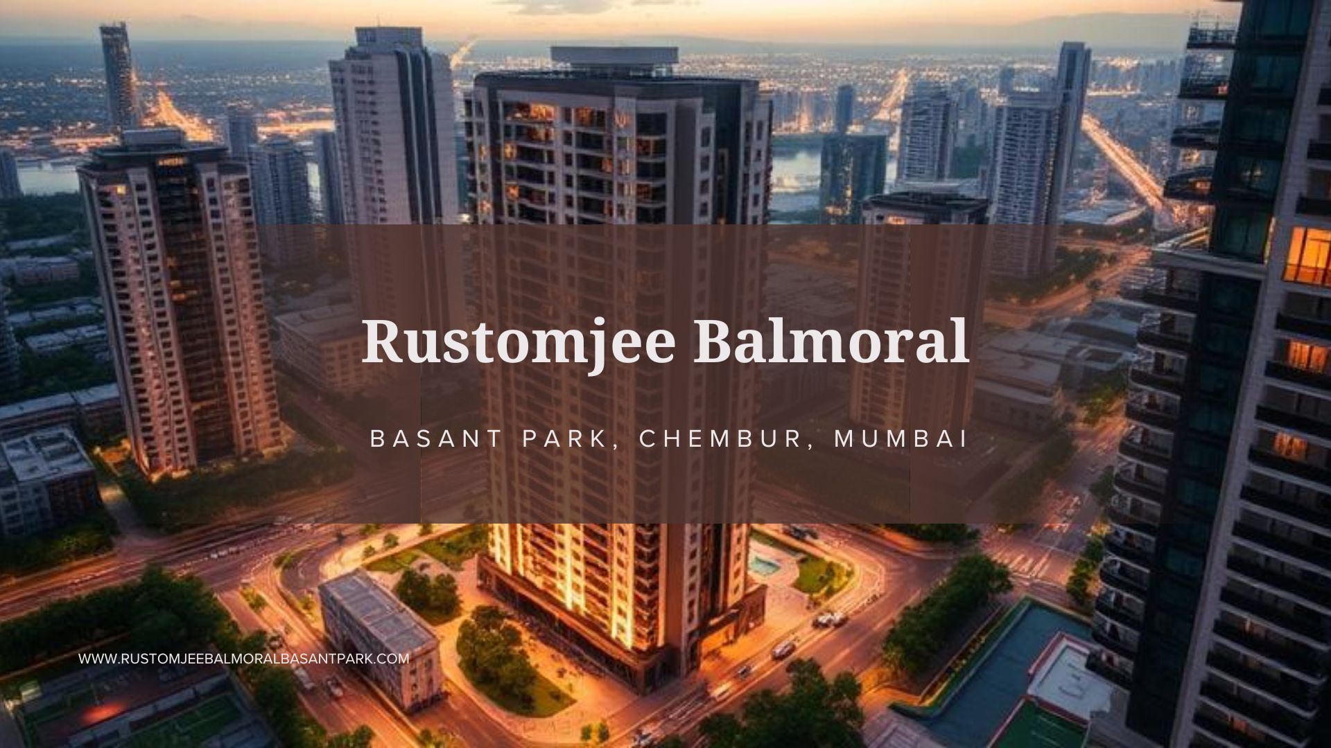 Rustomjee Balmoral project at Basant Park